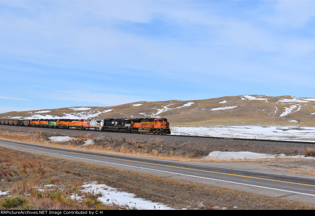 BNSF 9164/NS 1182/BNSF 552/525/3143/2092/2368/2308